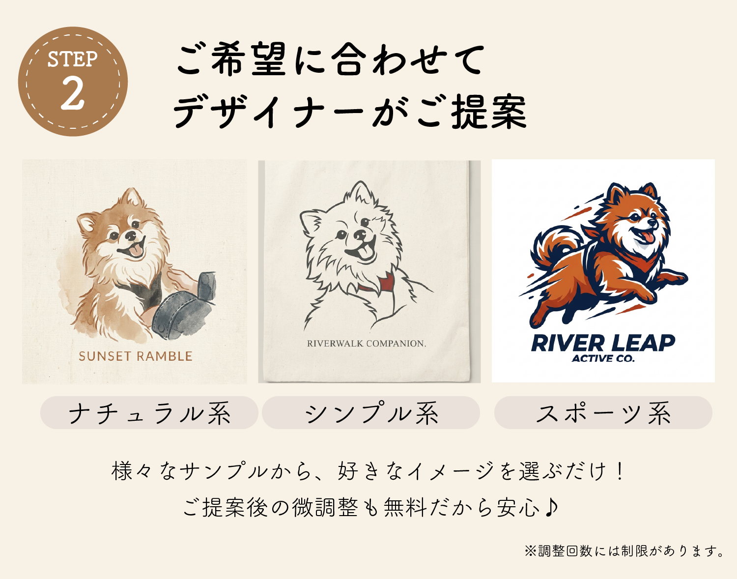 STEP2：ご希望に合わせてデザイナーがご提案